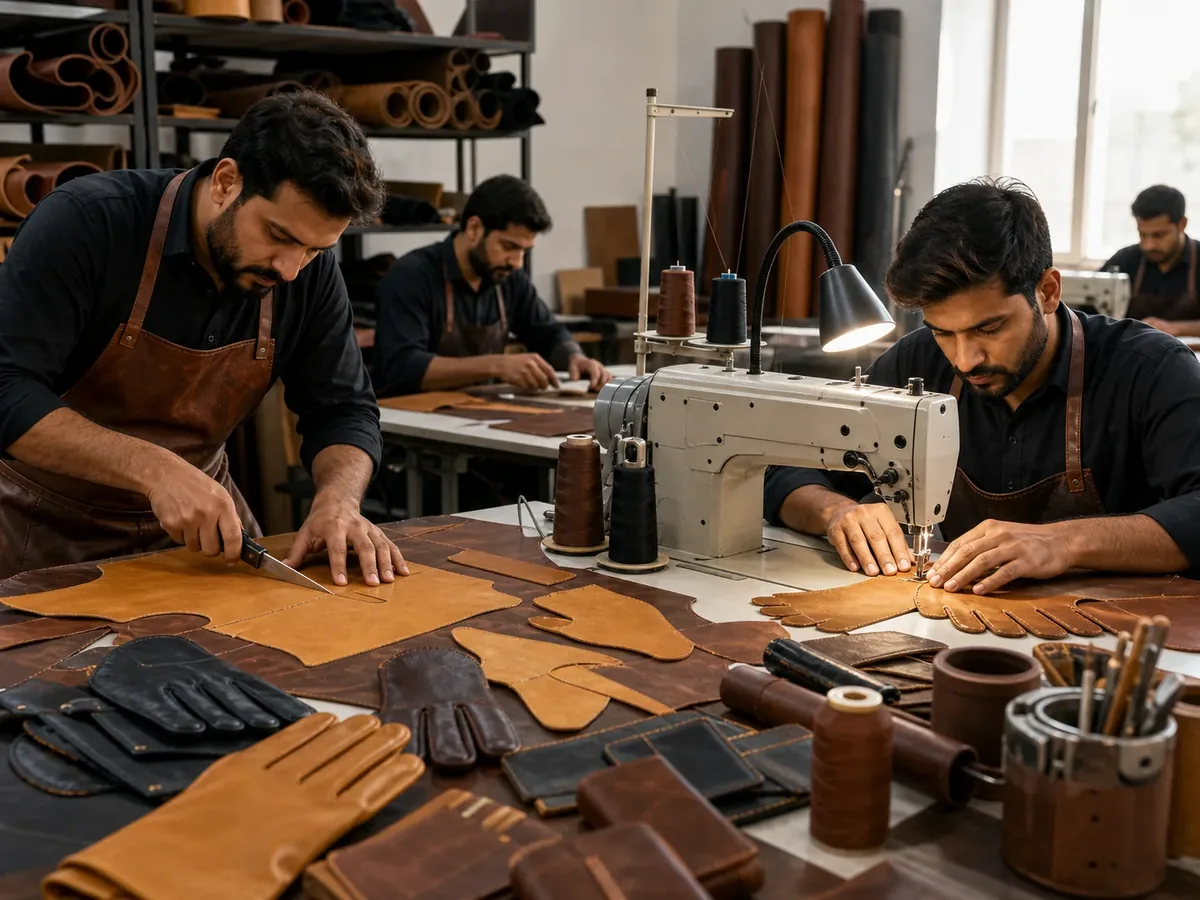 Cutting & Stitching for leather products